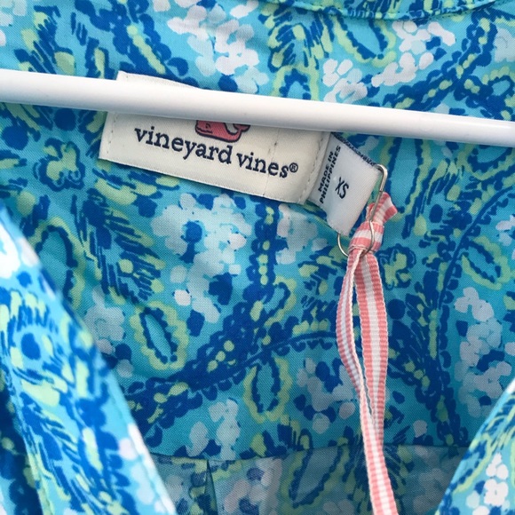 NWT Vineyard Vines XS Cover Up Dress sand dollar - Picture 5 of 8